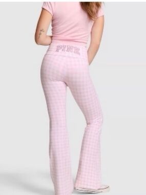 Size Small Short PINK x LoveShackFancy Gingham Cotton Foldover Flare NWT